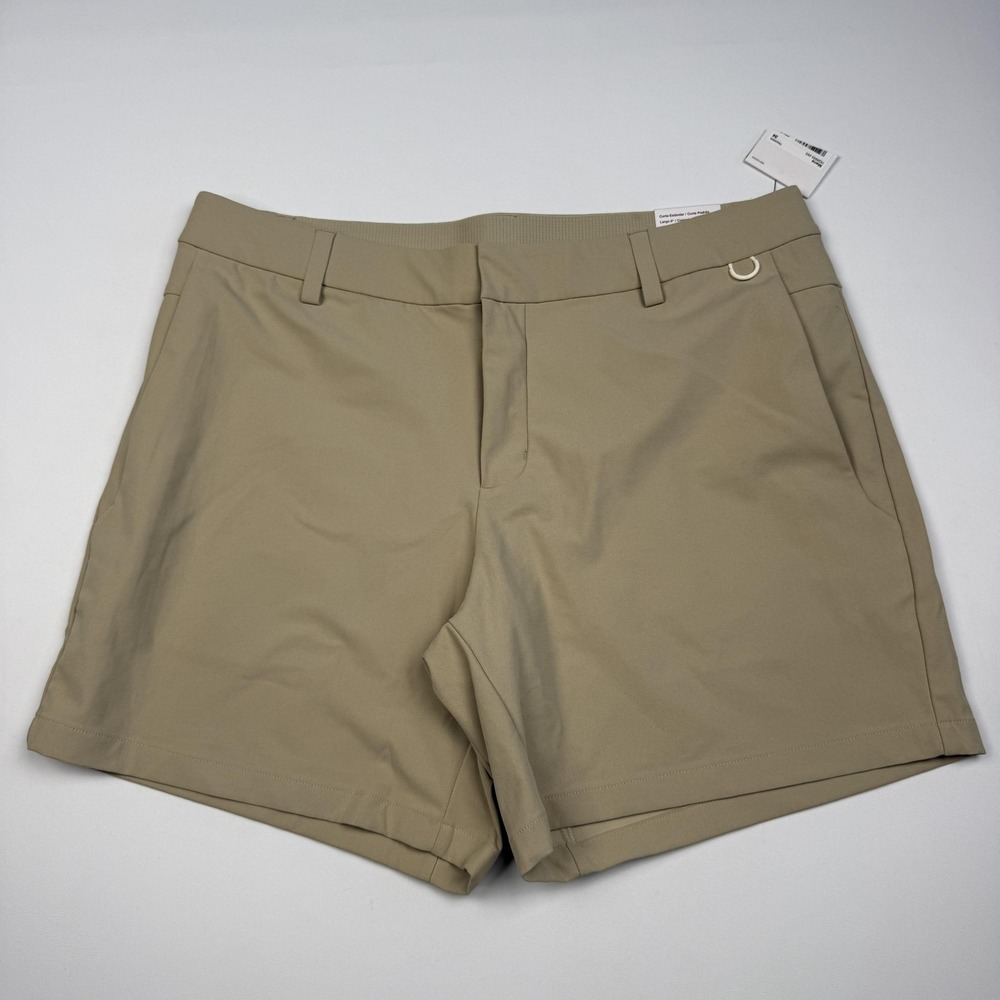Nike Dri-FIT 24.7 Shorts Mens 34 Beige Training 6 Inseam Lightweight Pockets